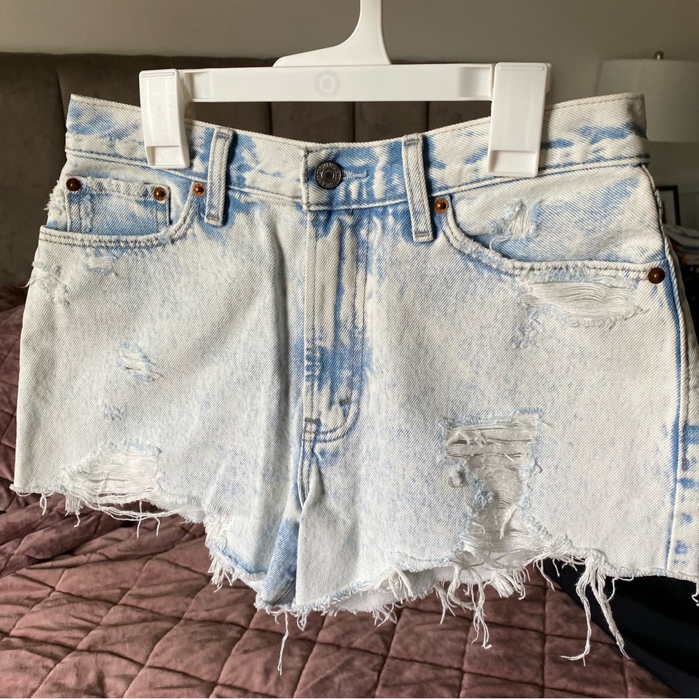 Abercrombie & Fitch Annie High rise jean shorts